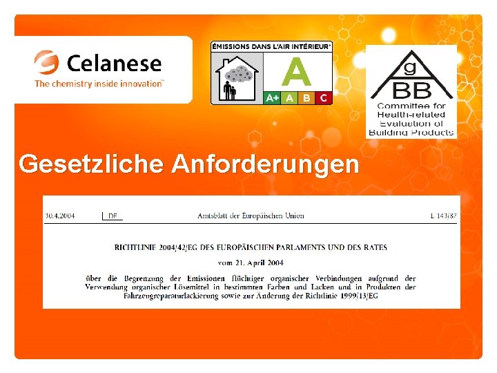 Gesetzliche Anforderungen 
