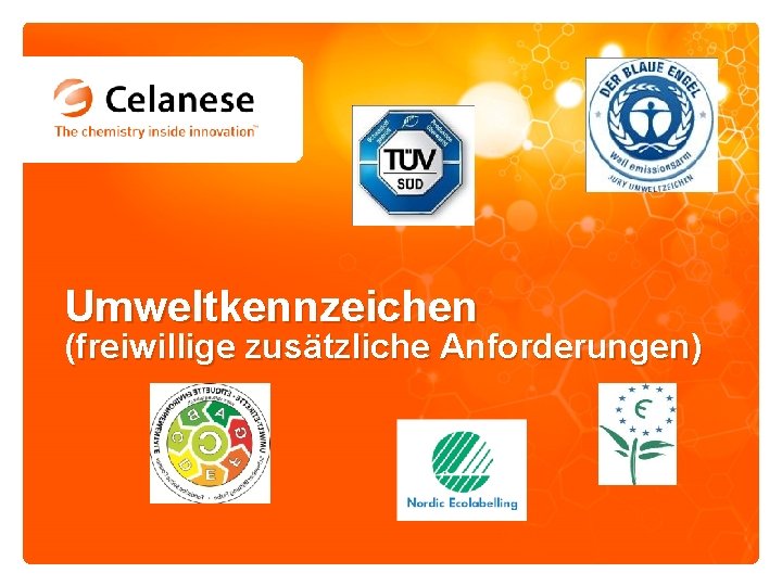 Umweltkennzeichen (freiwillige zusätzliche Anforderungen) 