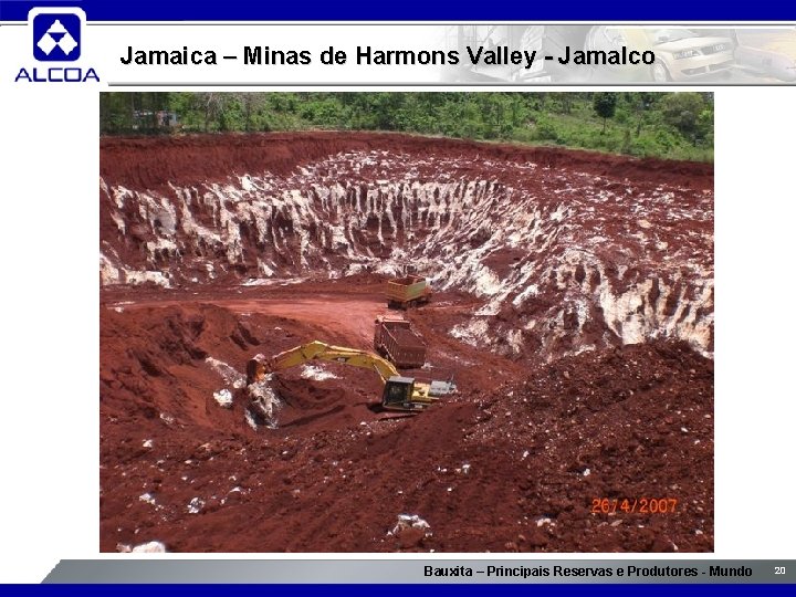 Jamaica – Minas de Harmons Valley - Jamalco Bauxita – Principais Reservas e Produtores