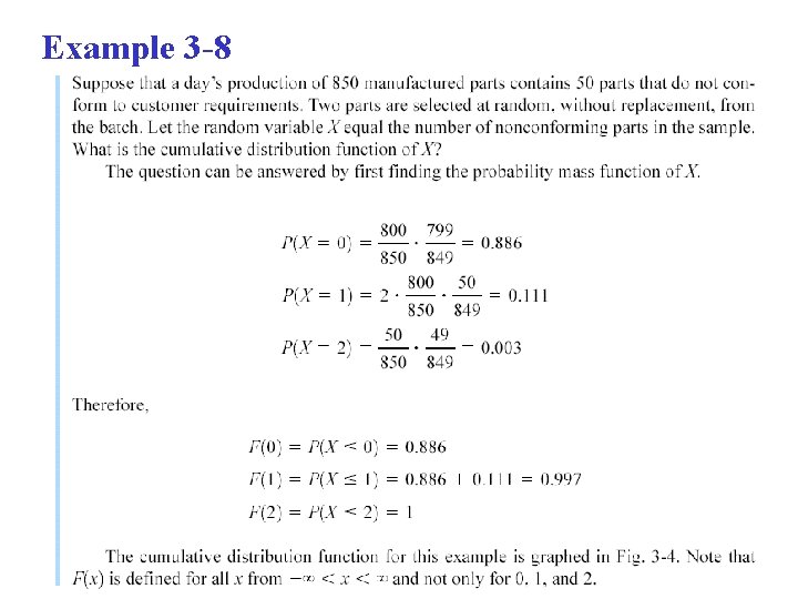 Example 3 -8 