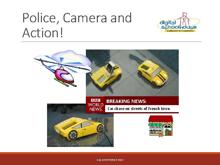 Police, Camera and Action! BREAKING NEWS: Car chase on streets of French town CAS