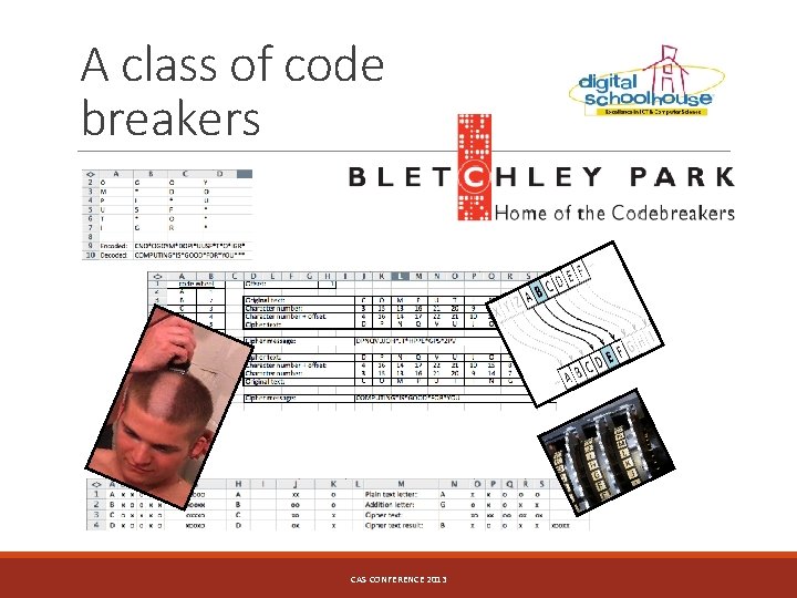 A class of code breakers CAS CONFERENCE 2013 
