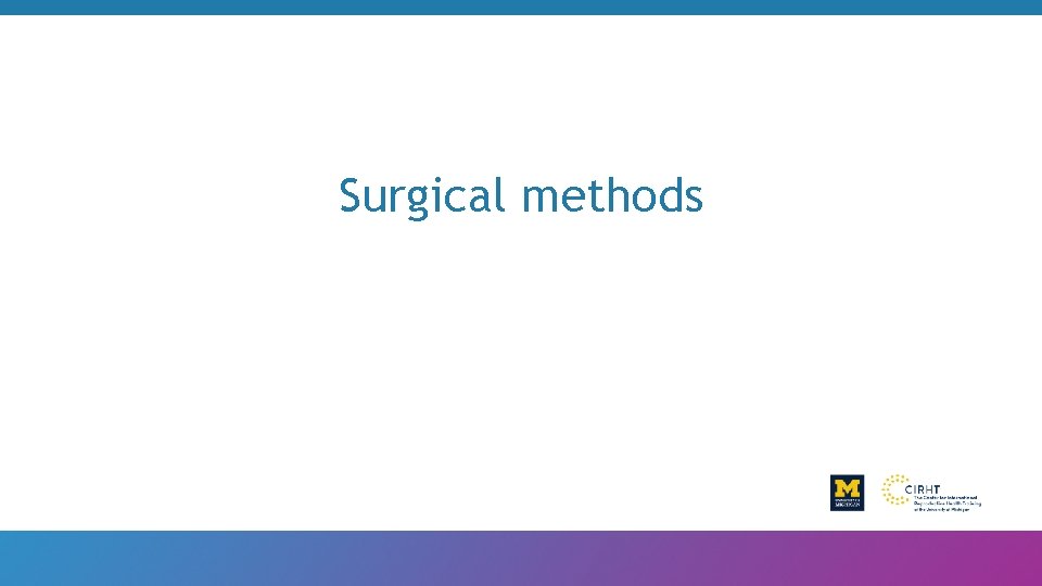 Surgical methods 