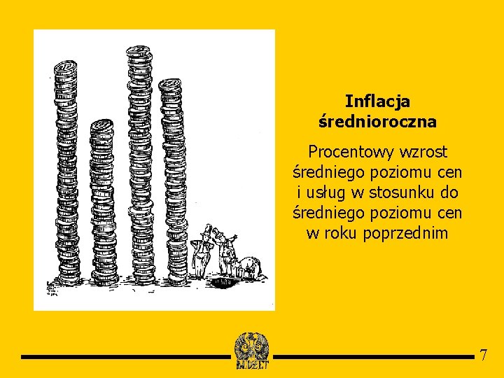 Inflacja średnioroczna Procentowy wzrost średniego poziomu cen i usług w stosunku do średniego poziomu
