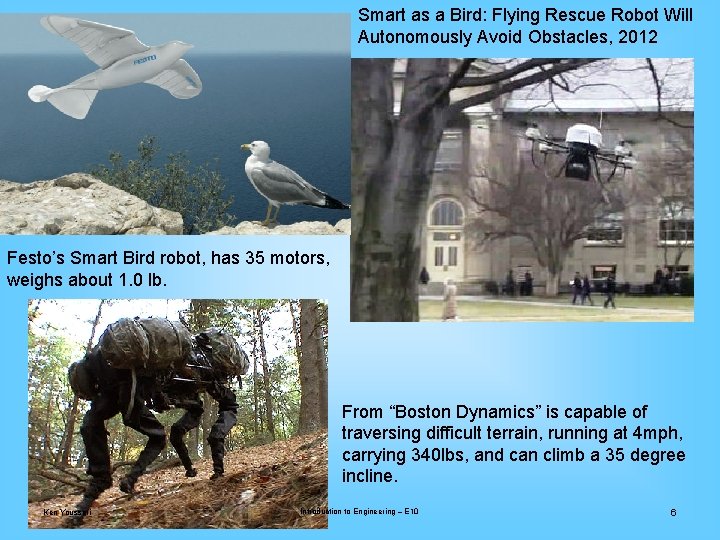 Smart as a Bird: Flying Rescue Robot Will Autonomously Avoid Obstacles, 2012 Festo’s Smart