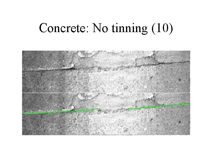 Concrete: No tinning (10) 