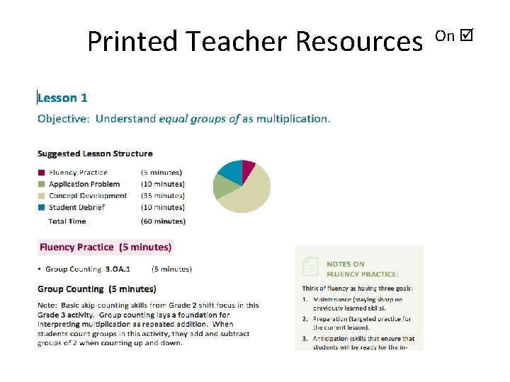 Printed Teacher Resources On 