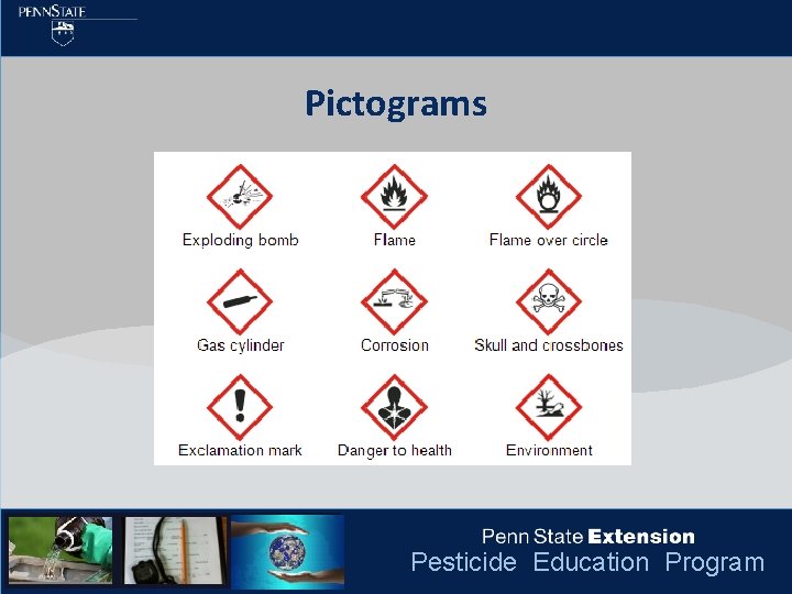 Pictograms Pesticide Education Program 