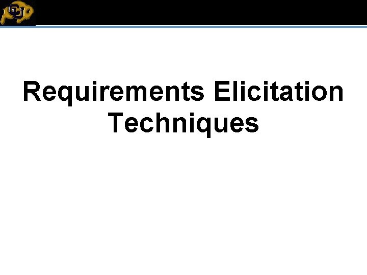 EC Requirements Elicitation Techniques 