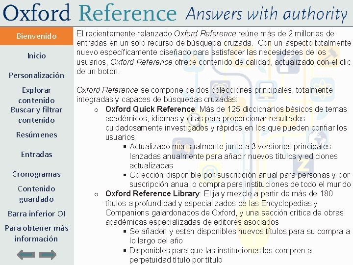 Bienvenido Inicio Personalización Explorar contenido Buscar y filtrar contenido Resúmenes Entradas Cronogramas Contenido guardado