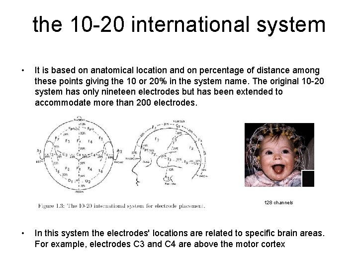 the 10 -20 international system • It is based on anatomical location and on