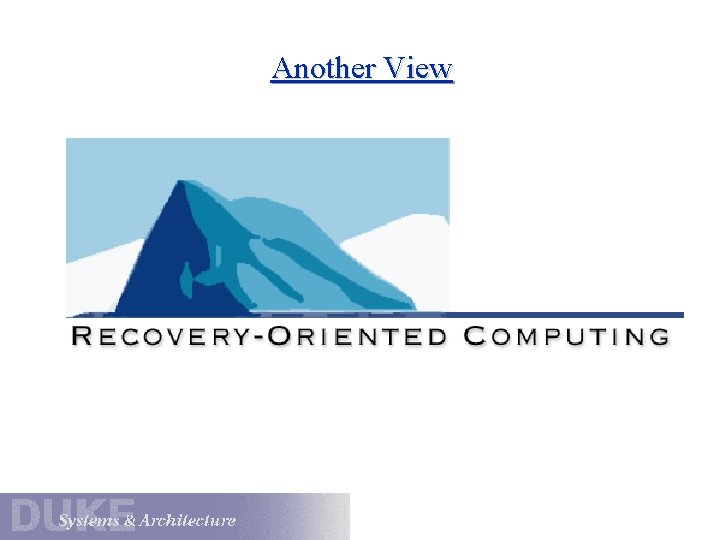 Another View Another View