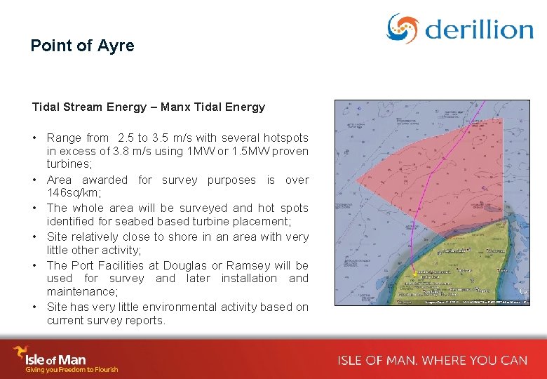 Point of Ayre Tidal Stream Energy – Manx Tidal Energy • Range from 2.