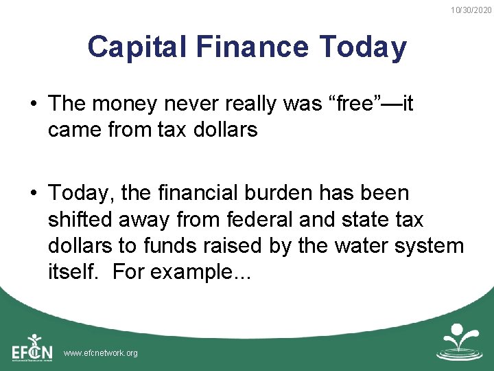10/30/2020 Capital Finance Today • The money never really was “free”—it came from tax