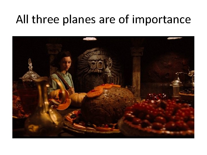 All three planes are of importance 