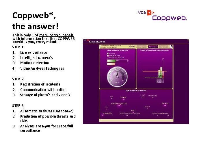 Coppweb®, the answer! This is only 1 of many control panels with information that