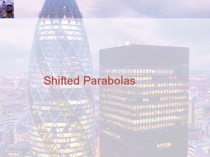 Shifted Parabolas 