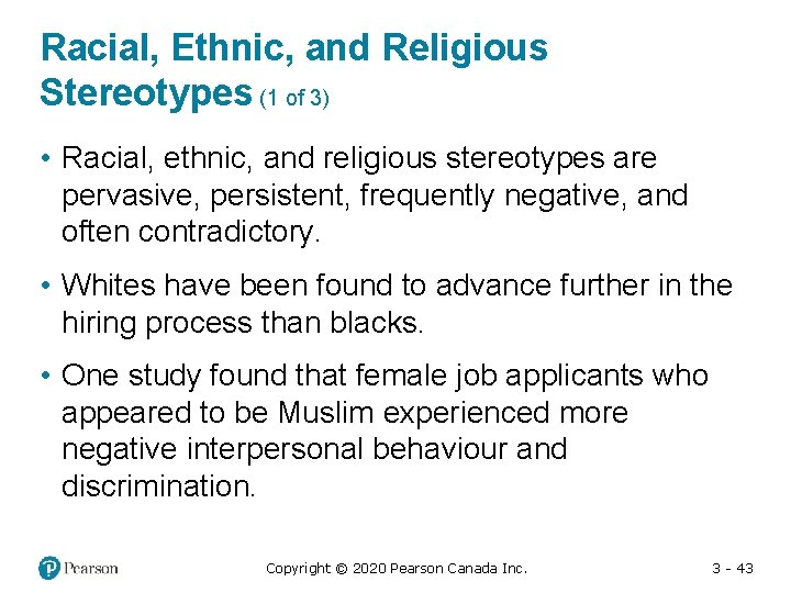 Racial, Ethnic, and Religious Stereotypes (1 of 3) • Racial, ethnic, and religious stereotypes