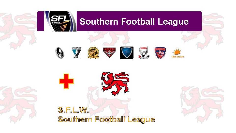 Southern Football League S. F. L. W. Southern Football League 