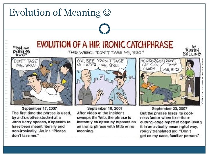 Evolution of Meaning 