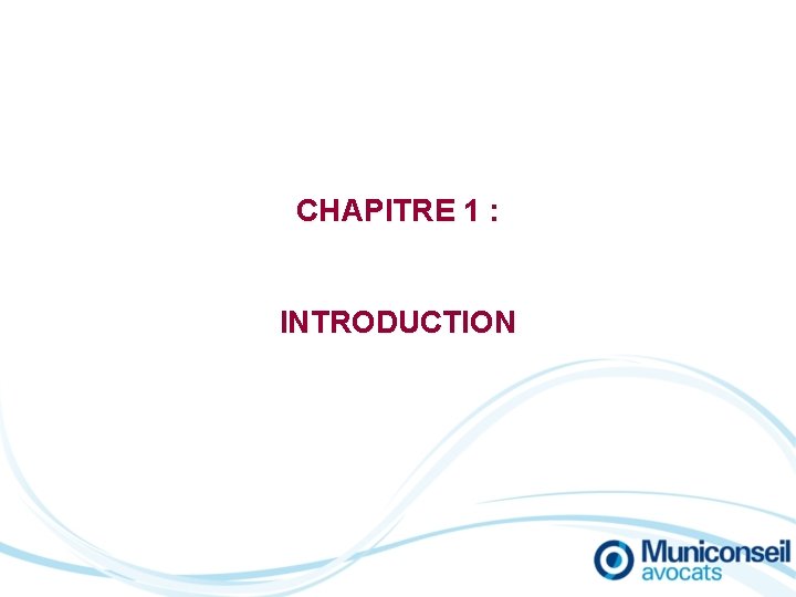 CHAPITRE 1 : INTRODUCTION 