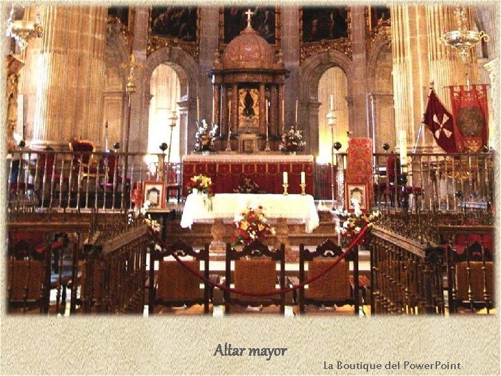 Altar mayor La Boutique del Power. Point 