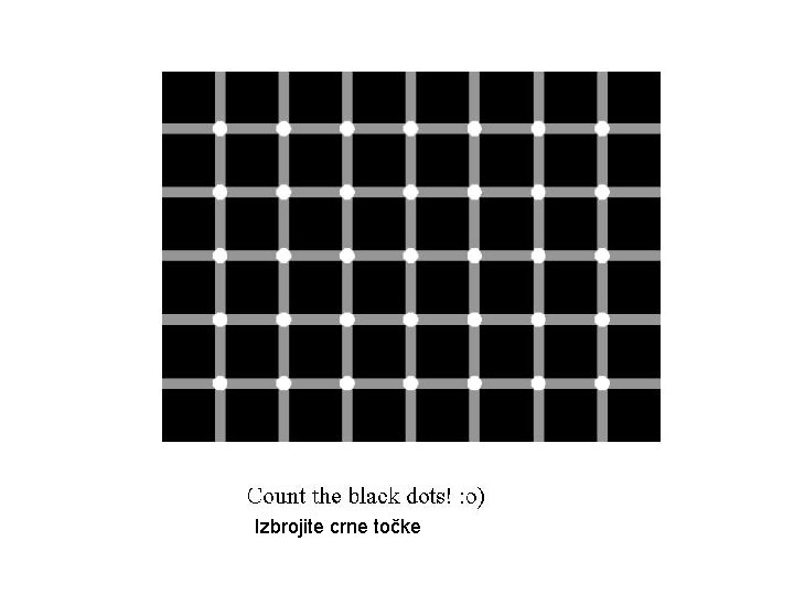 Izbrojite crne točke 