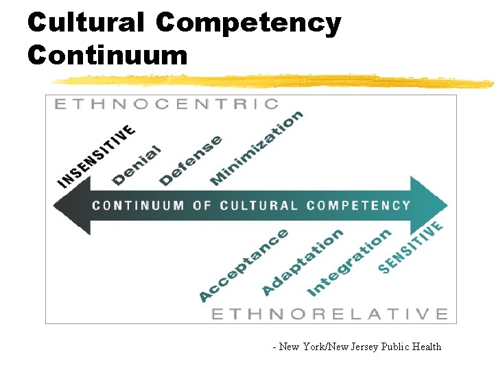 Cultural Competency Continuum - New York/New Jersey Public Health 