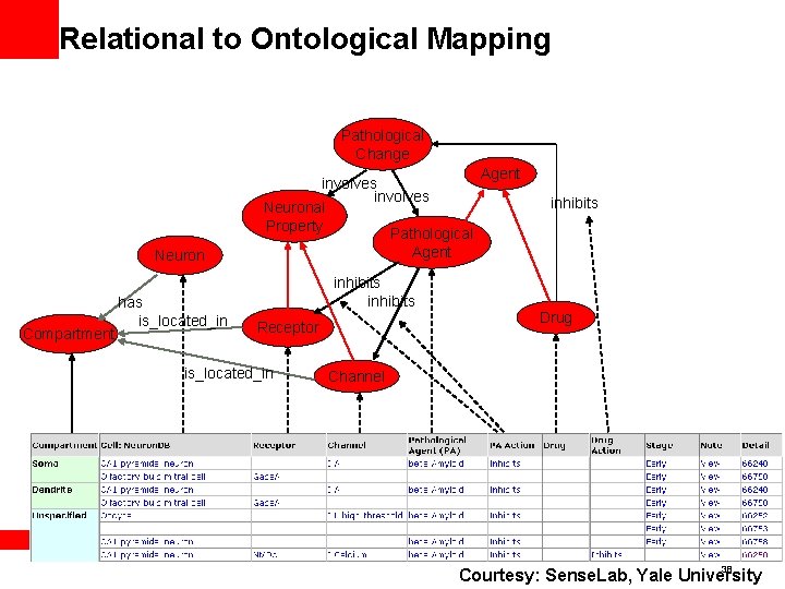 Relational to Ontological Mapping Pathological Change Neuron Compartment has is_located_in involves Neuronal Property Pathological