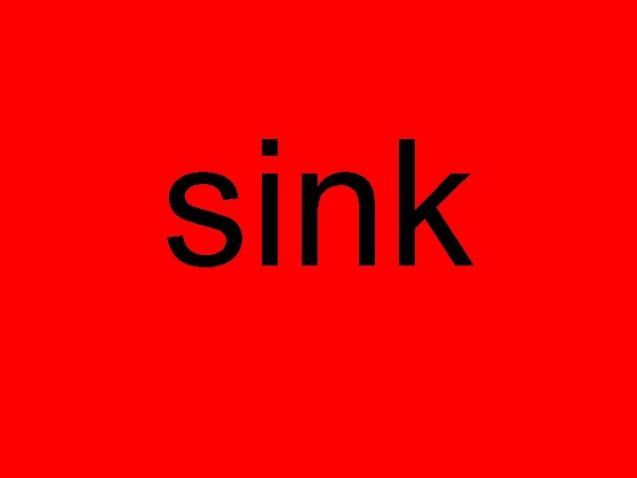 sink sink