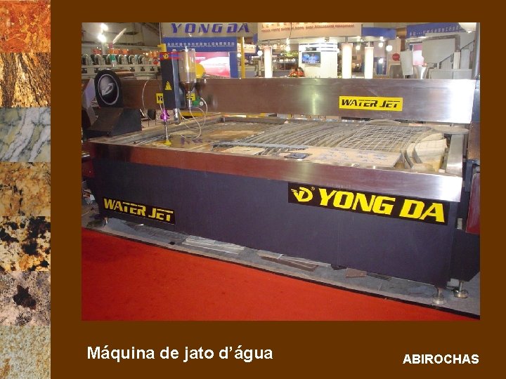 Máquina de jato d’água ABIROCHAS 