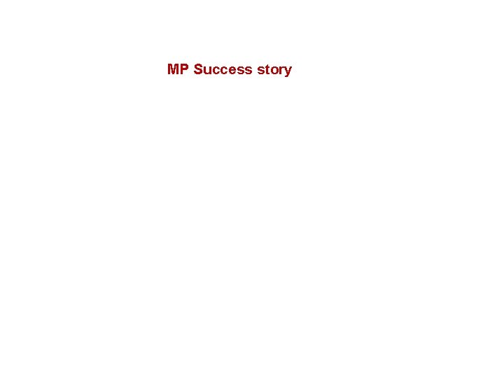 MP Success story 