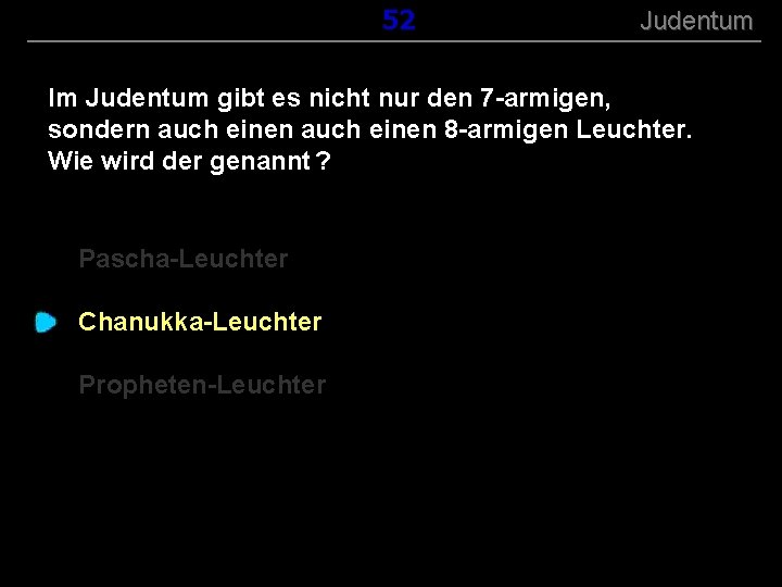 ( B+R-S 13/13 ) 152 Judentum Im Judentum gibt es nicht nur den 7