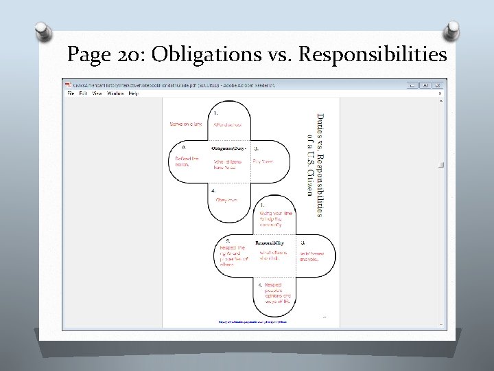 Page 20: Obligations vs. Responsibilities 