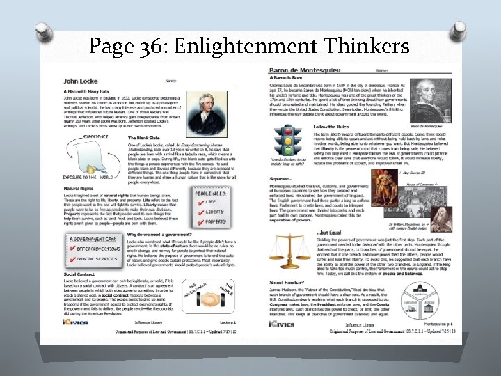 Page 36: Enlightenment Thinkers 