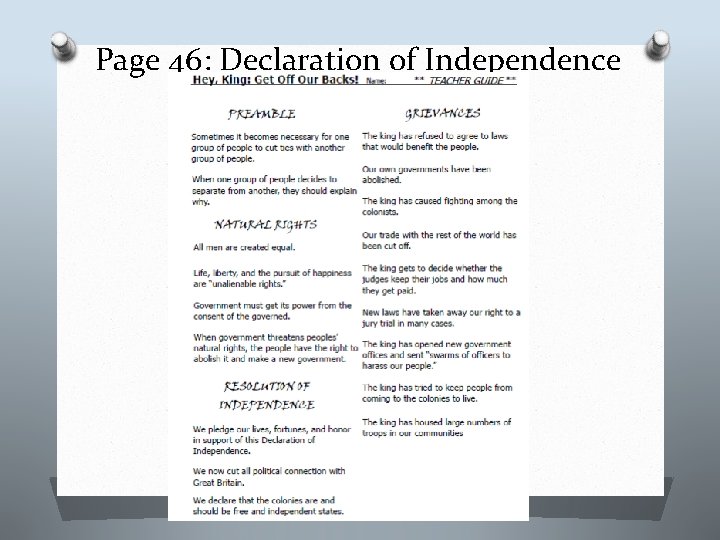 Page 46: Declaration of Independence 