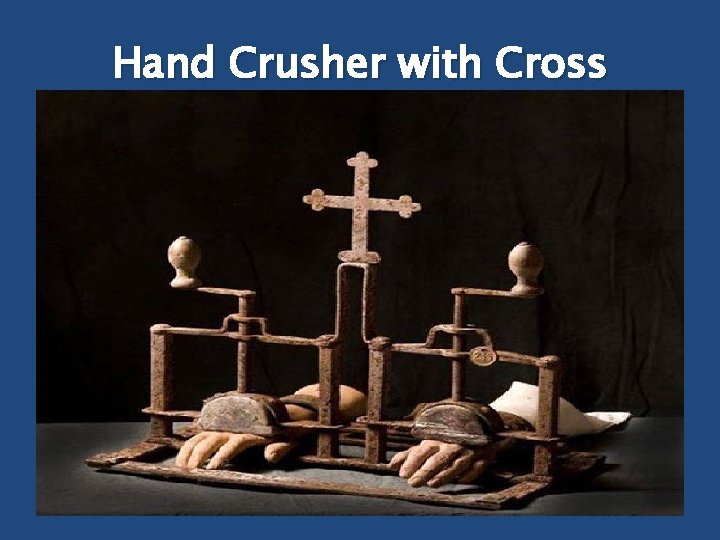 Hand Crusher with Cross 