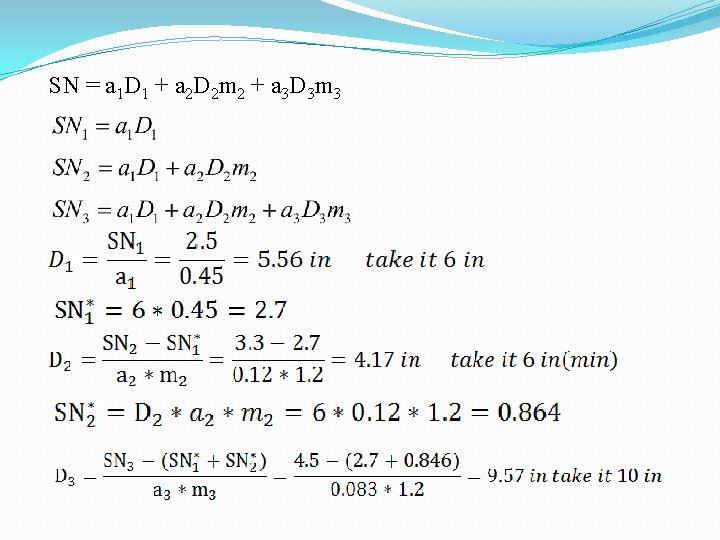 SN = a 1 D 1 + a 2 D 2 m 2 +