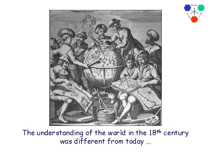 The understanding of the world in the 18 th century was different from today