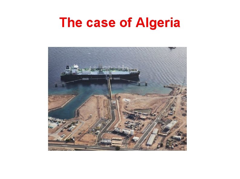 The case of Algeria 