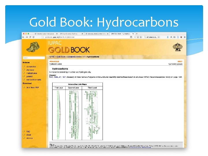 Gold Book: Hydrocarbons 
