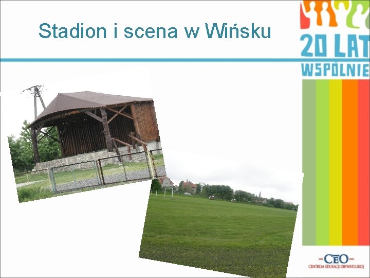 Stadion i scena w Wińsku 