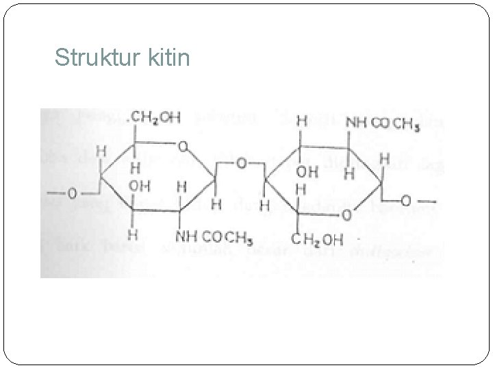 Struktur kitin 