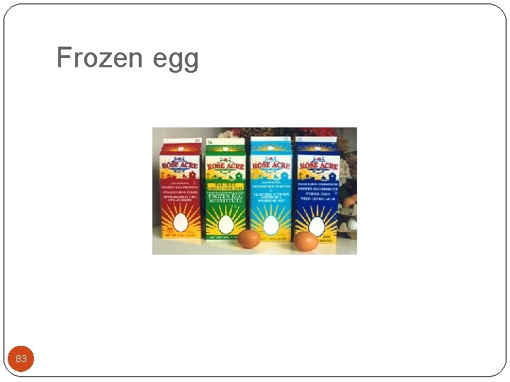 Frozen egg 83 