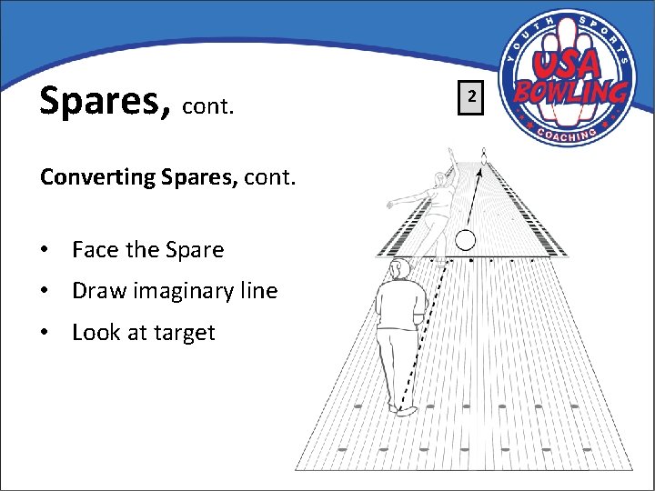 Spares, cont. Converting Spares, cont. • Face the Spare • Draw imaginary line •