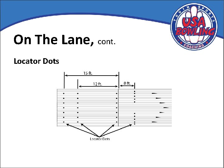 On The Lane, cont. Locator Dots 