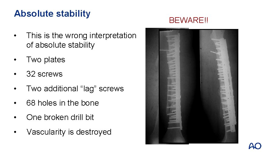 Absolute stability • This is the wrong interpretation of absolute stability • Two plates