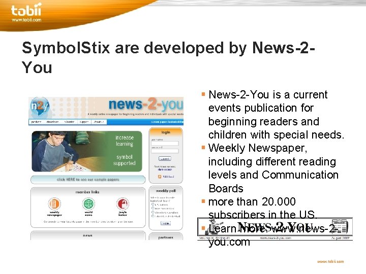 Symbol. Stix are developed by News-2 You § News-2 -You is a current events
