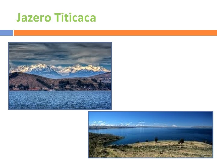 Jazero Titicaca 