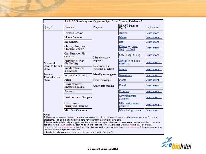 © Copyright Ebiointel, SL 2006 